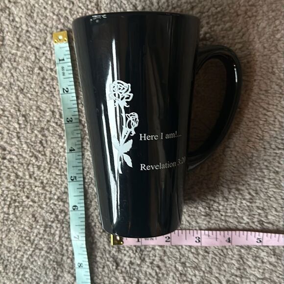 “Here I Am!…Revelations 3:20” Set of Three Tall Coffee Mugs! - Picture 8 of 9